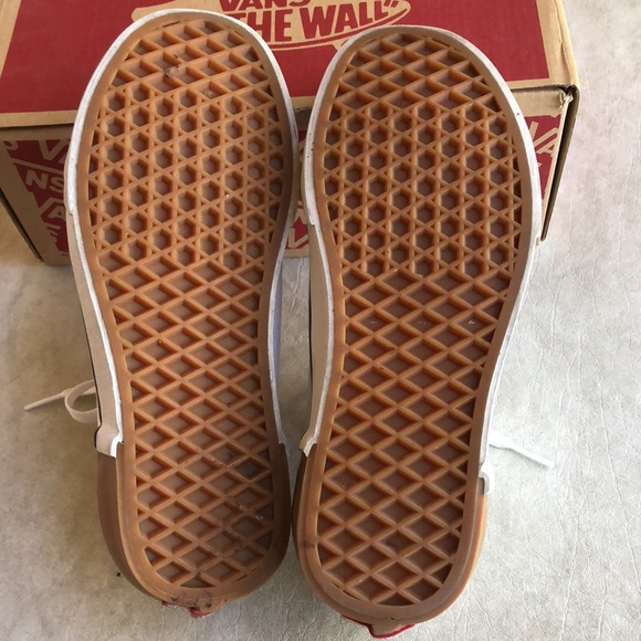 Vans Old Skool Gum Block Classic White Canvas Suede Shoes Size Women 6 Men 4.5 - Picture 3 of 10